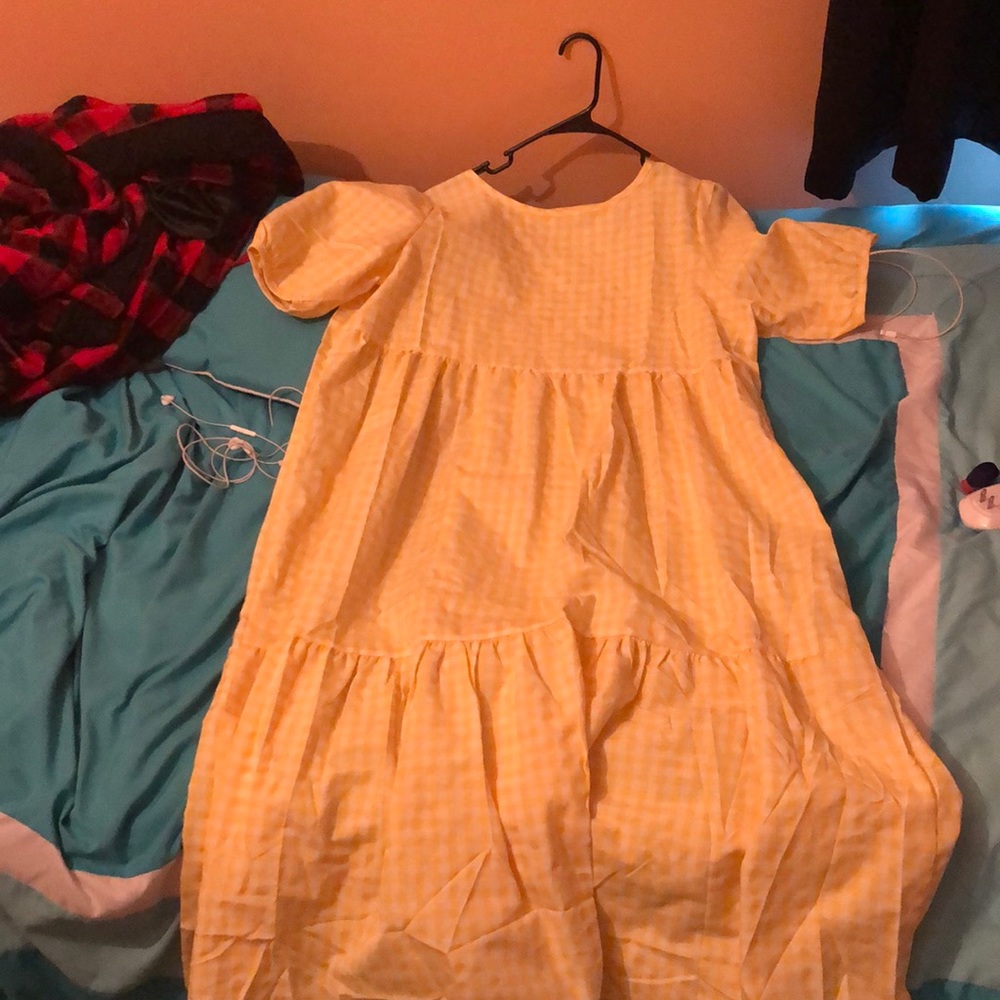 Puff Sleeve Vintage Bohemian Dress
